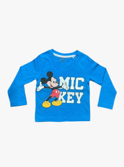 Baby T-Shirt (12 - 18 Months) - Blue Mickey