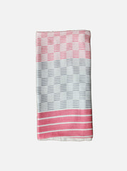 Bamboo Towel - Red Black Base
