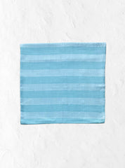 Bamboo Towel -  Tiffany Light White Stripe