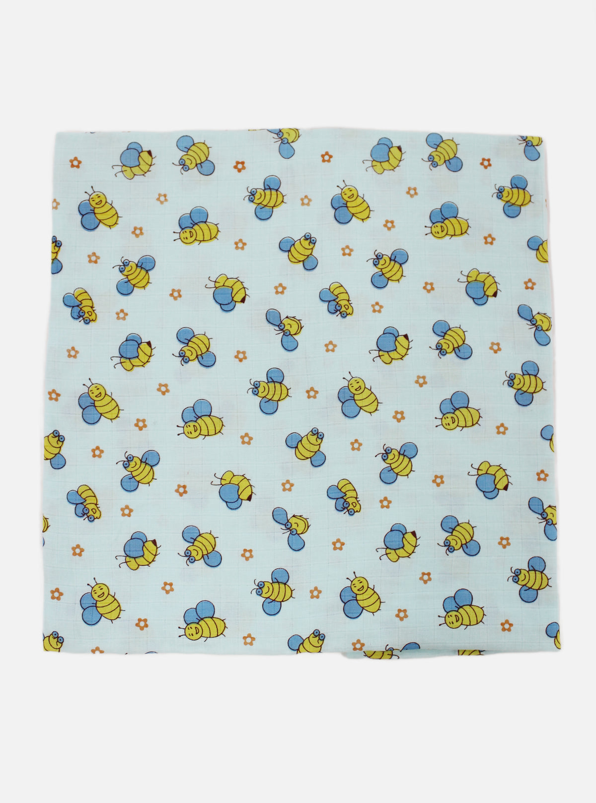 Big Muslin Towel - Blue Base Bees