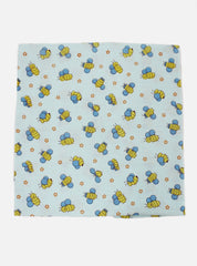 Big Muslin Towel - Blue Base Bees