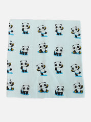 Big Muslin Towel - Blue Base Panda