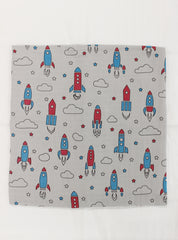 Big Muslin Towel - Grey Base Rocket