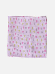 Big Muslin Towel - Pink Base Balloon