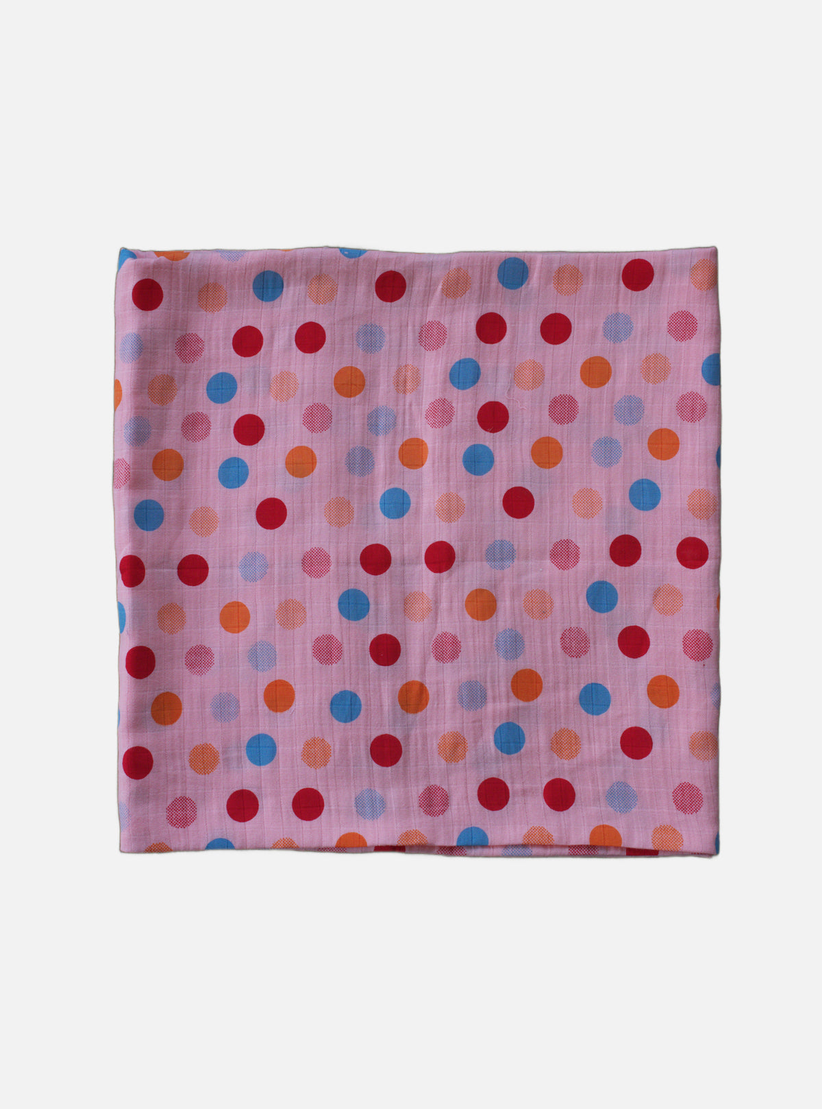 Big Muslin Towel - Pink Colour Dots