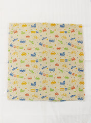 Big Muslin Towel - Sandal Base Car Train and Bicycle