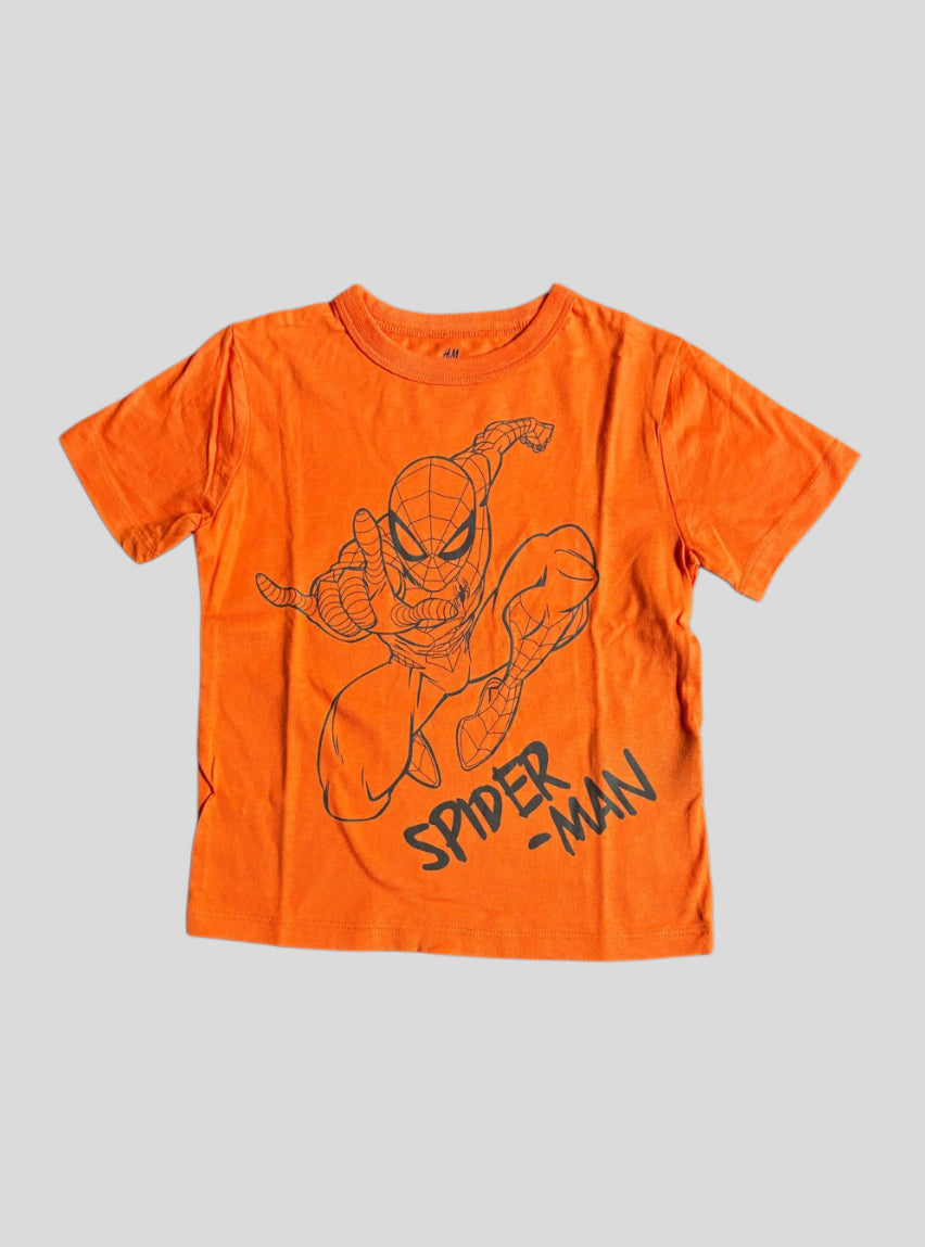 Boys T-Shirts (1-2 Years) - Orange Spider-Man