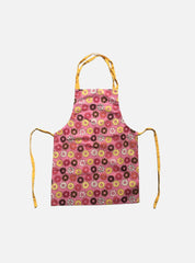 Cotton Kids Apron - Donut Yellow Pink