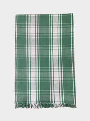 Cotton Towel - MK Green White Check