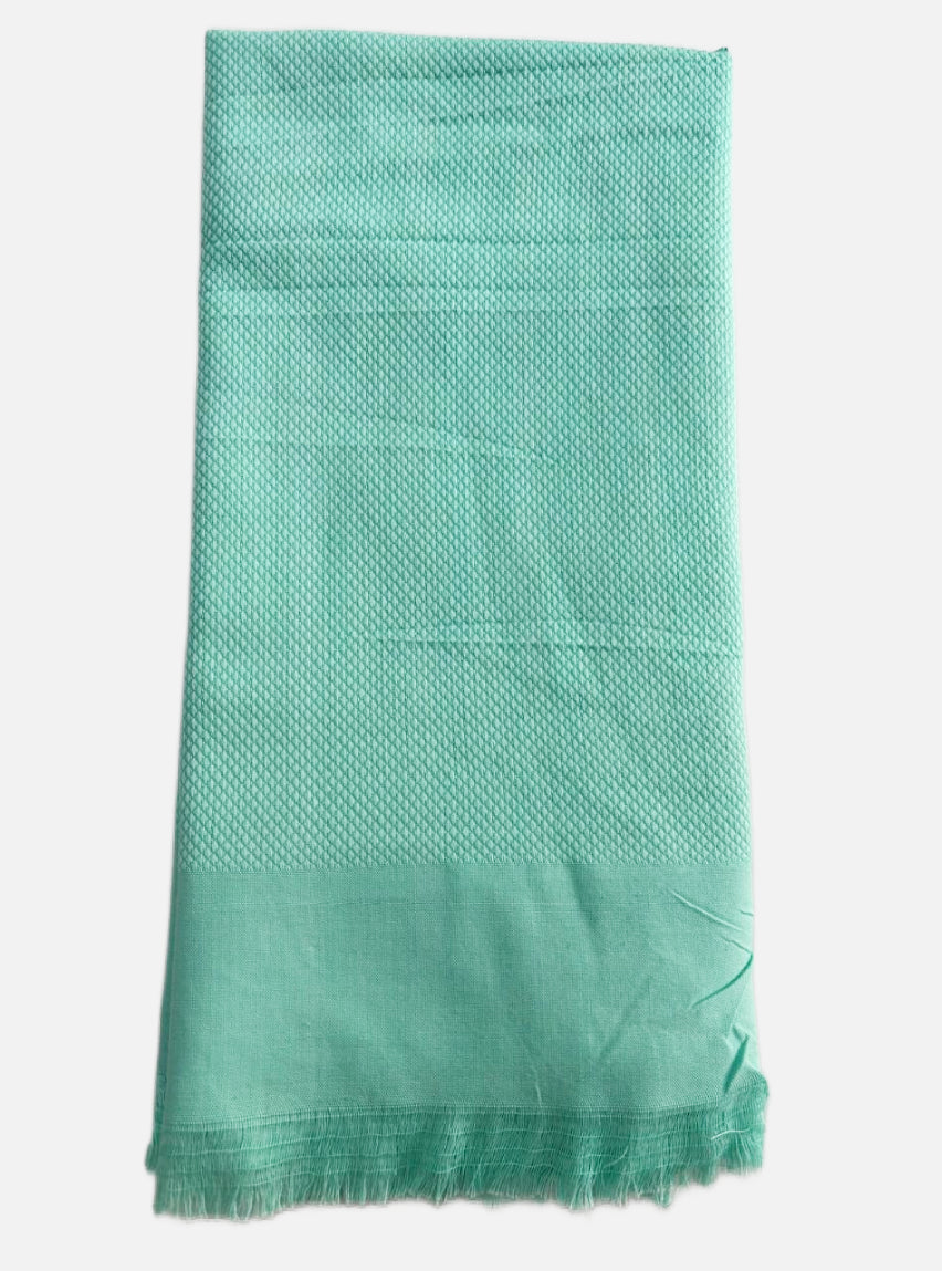 Cotton Towel - Plain Green