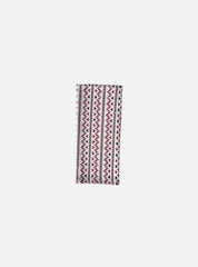 Cotton Lunch towel - Red Black Zig Zag