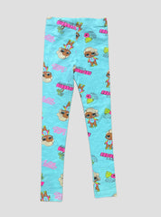 Girls Leggings- Sky Blue Nutmeg girls