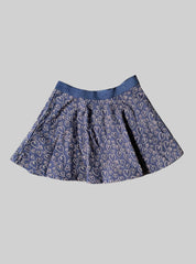 Girls Skirt(12-18Months) - Navy Blue Pink Heart