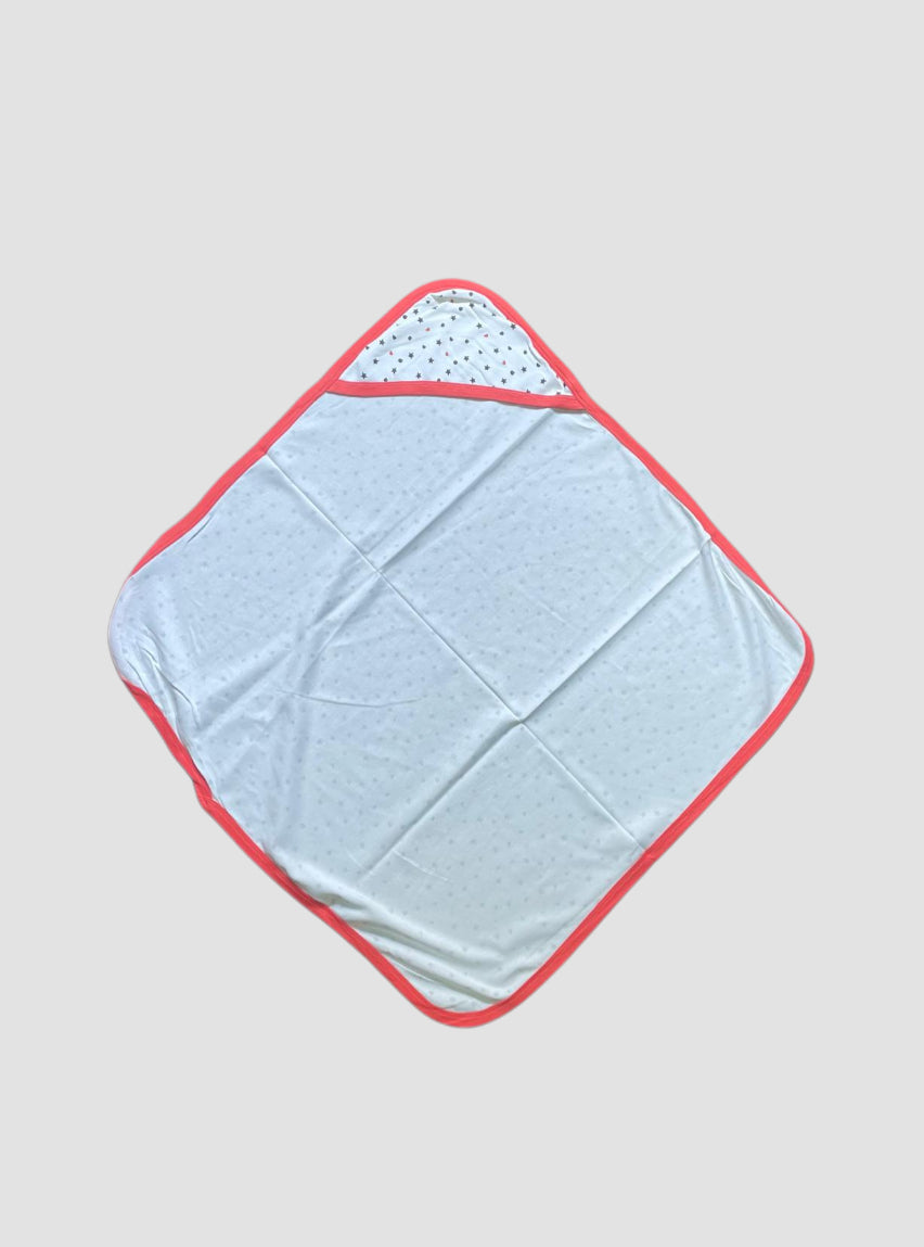 Hooded  Cap Towel - Block Stars  and Dots