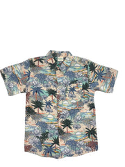 half sleeve shirt - Boys Contemporary Floral Opaque Printed Casual Shirt