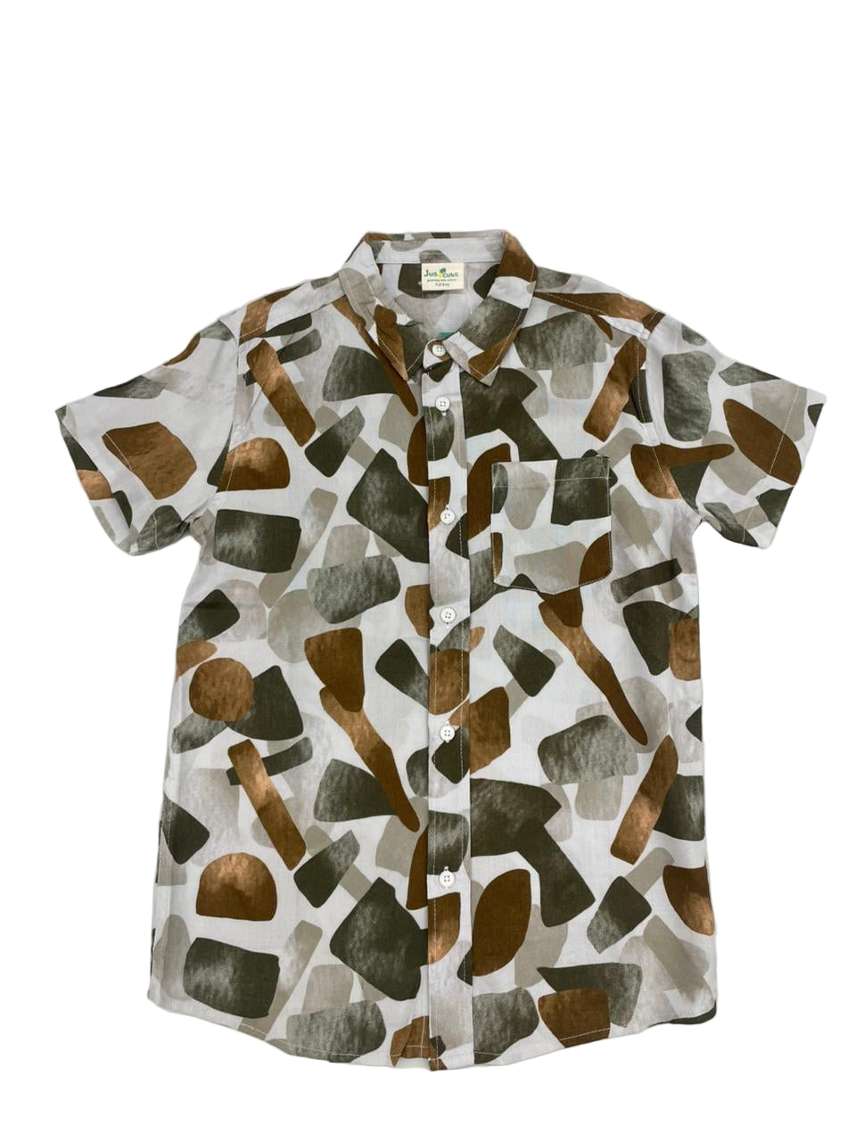 half sleeve shirt colour- Multicolour