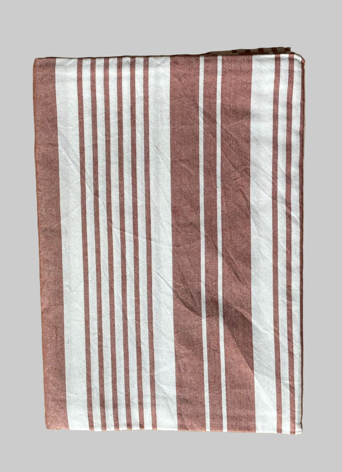 Bedsheet - white and brown