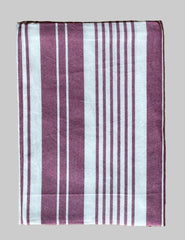 Bedsheet - white and magenta color