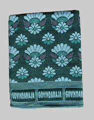 BEDSHEET - GOVINDARAJA DARK GREEN BEDSHEET
