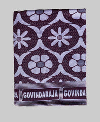 BEDSHEET - GOVINDARAJA MAROON BEDSHEET