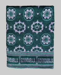 BEDSHEET - GOVINDARAJA DARK GREEN BEDSHEET