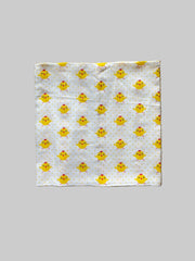 Big Muslin Towels - Flower, toy, fase print (Combo Pack of 4)