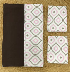 Queen size border bedspread - brown with ecltic patten