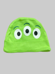 Kids Cap(0-3Month) - Green Three Eyes