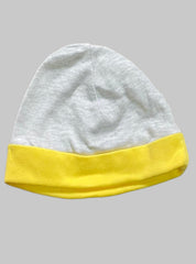 Kids Cap - Grey with Yellow
