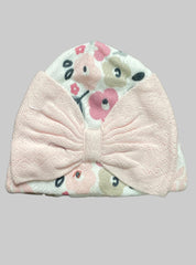 Kids Cap (0-6 Month ) - Flower with Ribbon