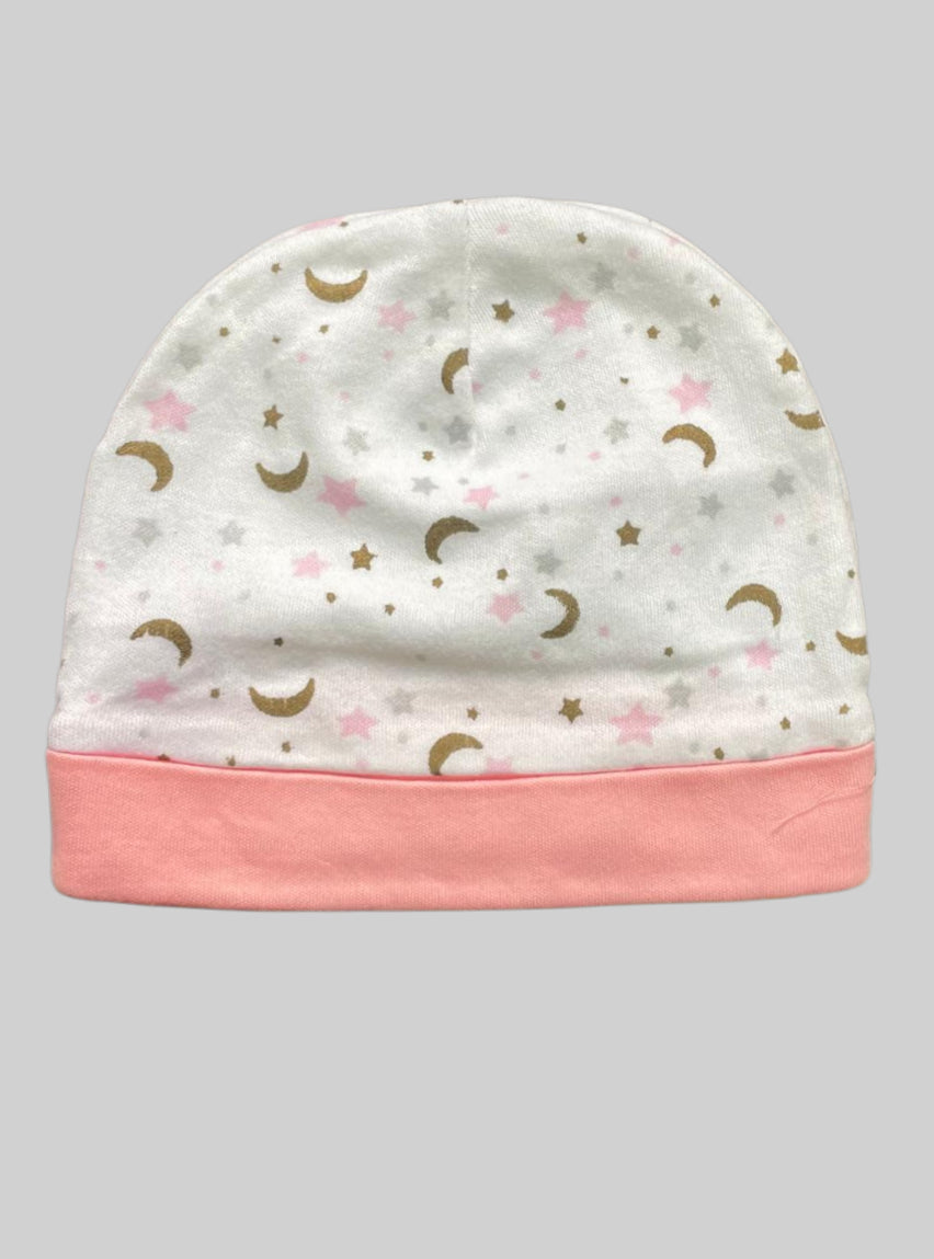 Kids Cap(0-6Month)  - Moon and Stars
