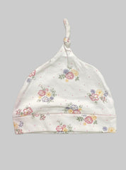Kids Cap (9-12 Month) - Orange Flower