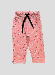 Kids Loopknit Pant (18 - 24 Months) - Orange Flower