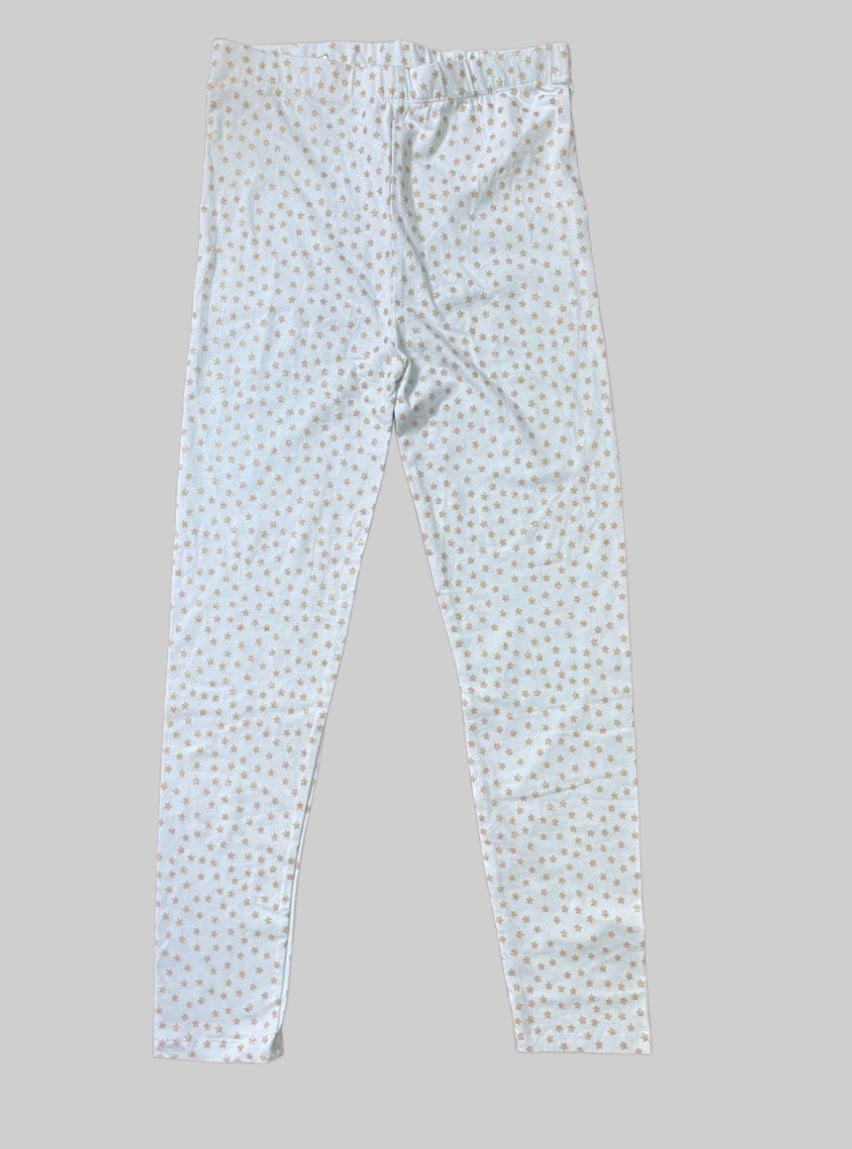 Kids Casual Pant (14-16 Years)- Green with stars