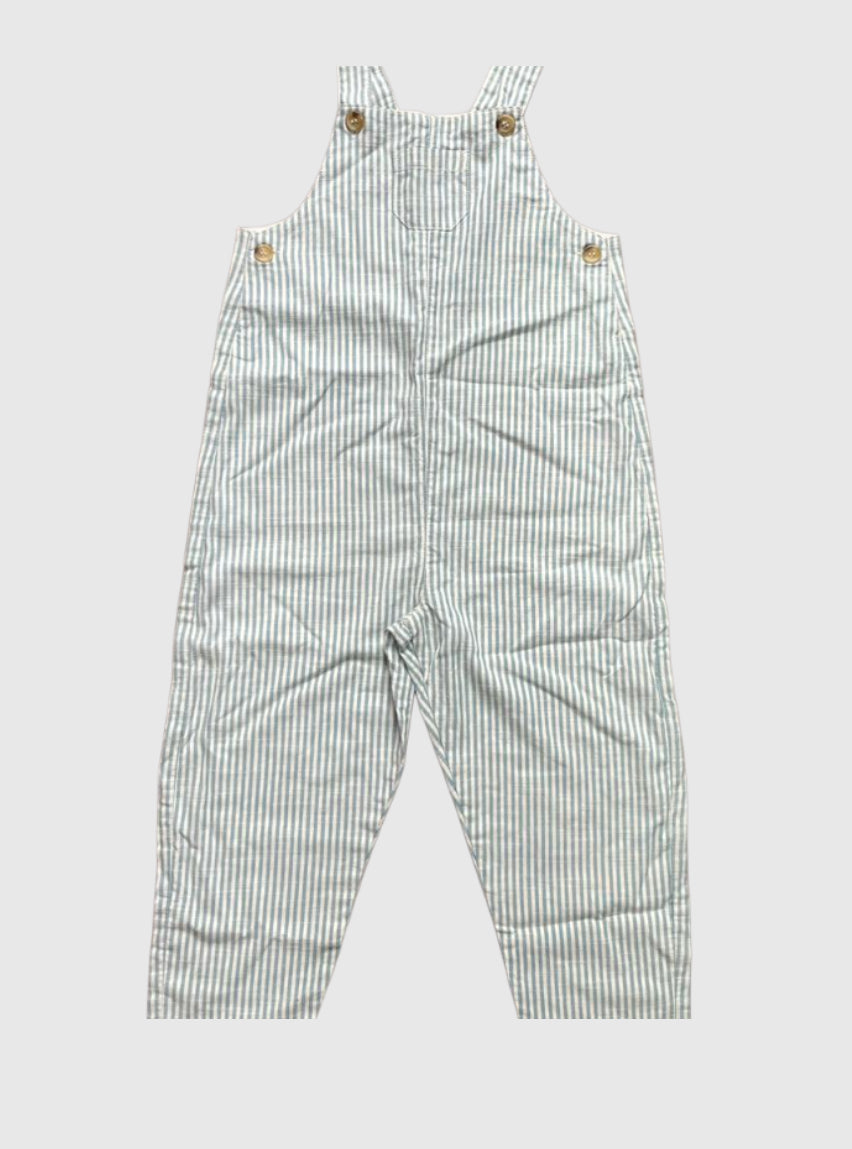 Kids Dungaree - Blue Stripe