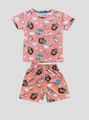 Kids Tee Shorts Set -  Rainbow and Toll