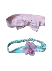 Kids Headband ( Velcro )-Pink With Cat