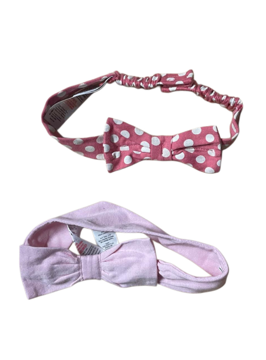 Kids Headband ( Velcro-6-12Month ) - White dots