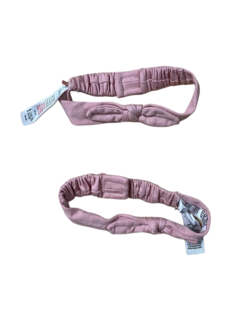 Kids Headband ( Velcro-New born Month ) -  Pink