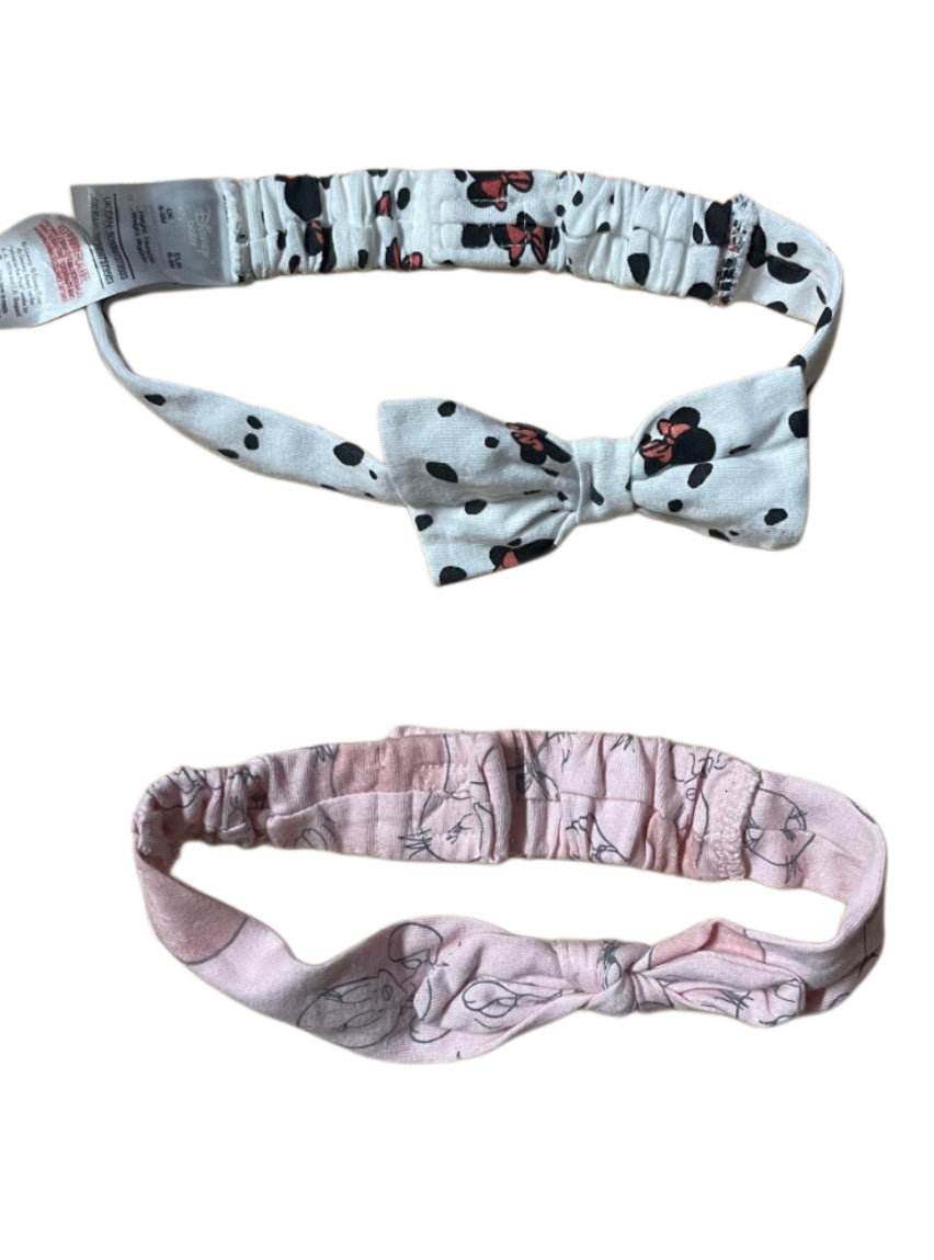 Kids Headband ( Velcro 6 - 12 Months ) -  Black Pink Duck