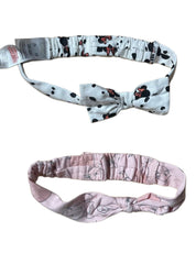 Kids Headband ( Velcro 6 - 12 Months ) -  Black Pink Duck