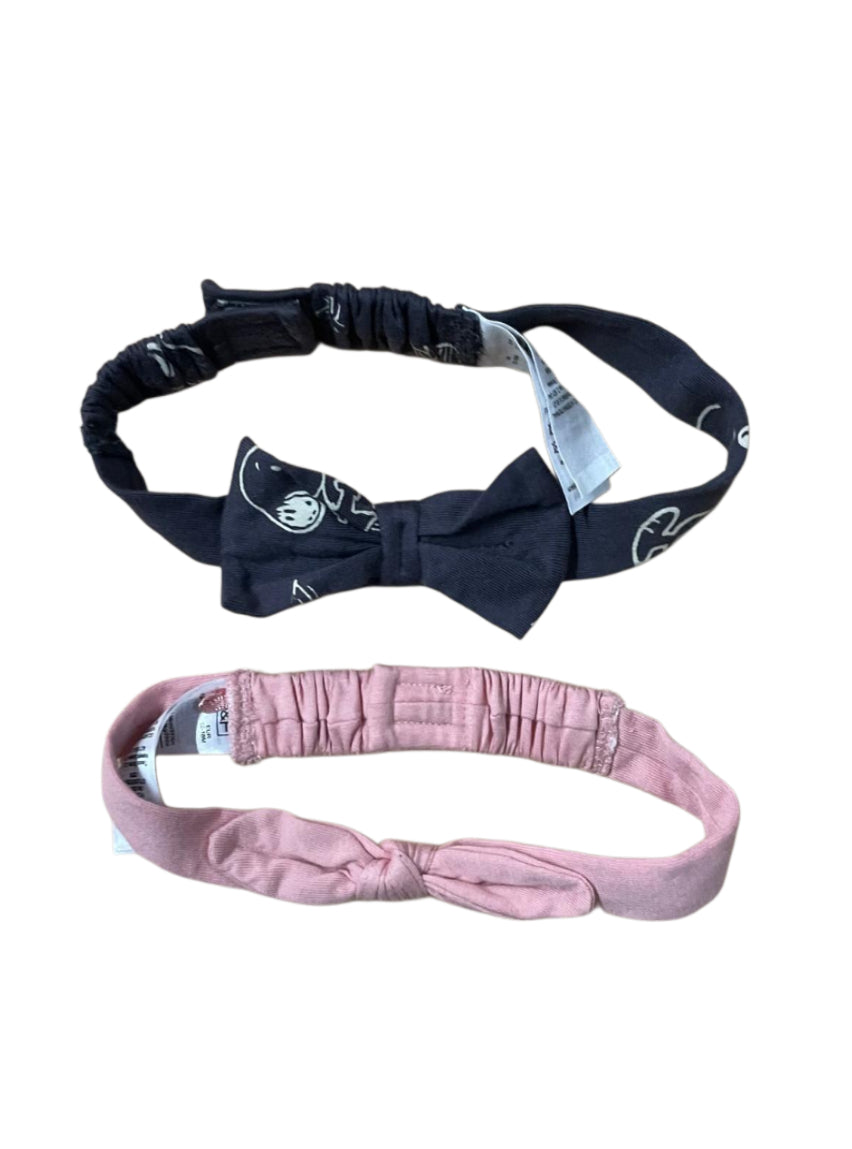 Kids Headband ( Velcro)- Black White