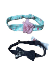 Kids Headband ( Velcro ) -  Green with Black