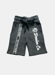 Kids Loopknit Shorts (3 - 4 Years) - Black Denim Co.