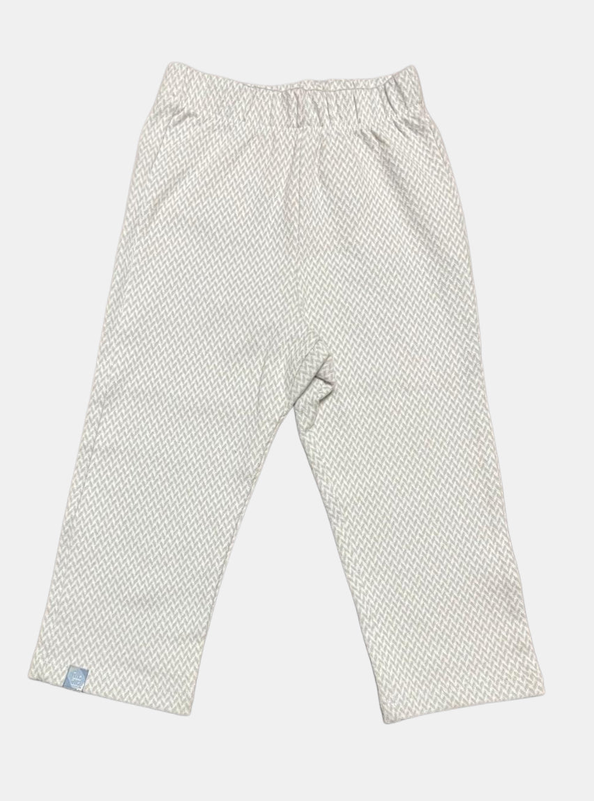 Kids Loopknit Pant (12 - 18 Months) - Diamond White