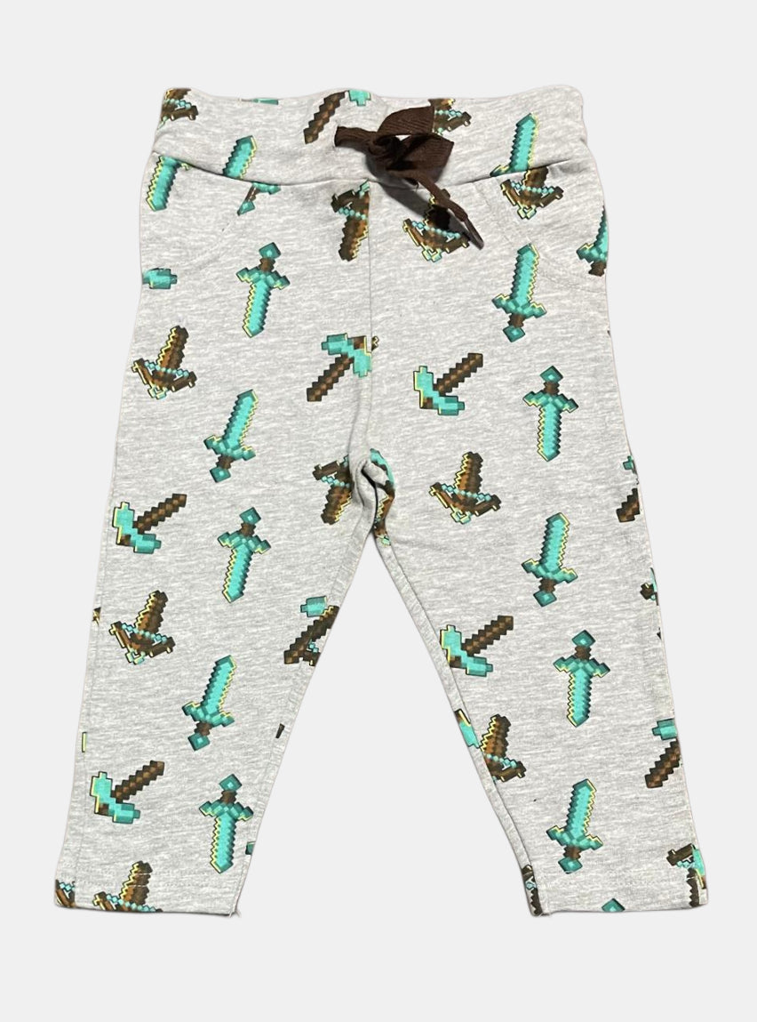 Kids Loopknit Pant - Gray Sword