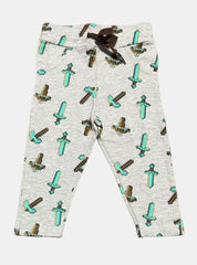 Kids Loopknit Pant - Gray Sword