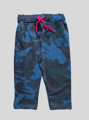 Kids Loopknit Pant - Black and Blue