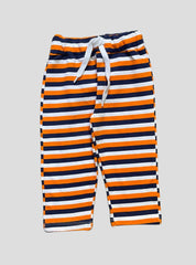Kids Loopknit Pant - Blue Orange White