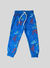 Kids Loopknit Pant -Blue Spidey